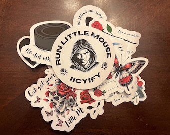 Haunting Adeline Stickers for Dark Romance Readers (12 Pack)