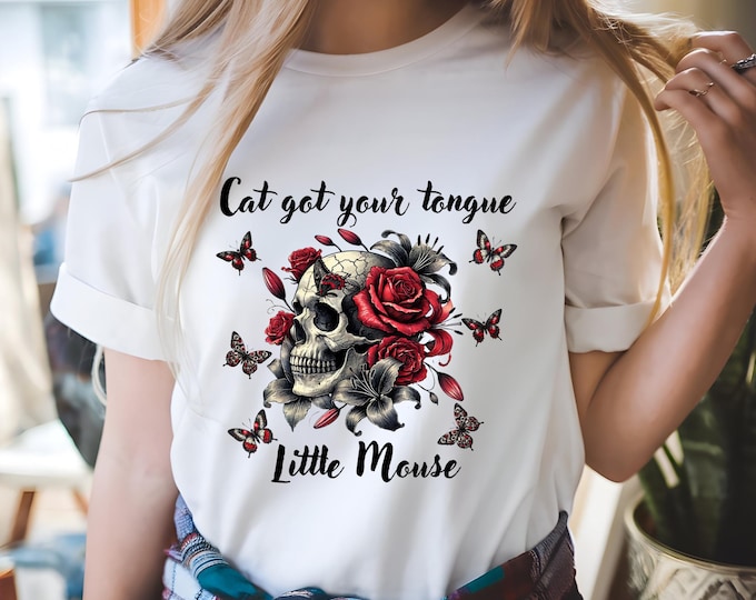 Haunting Adeline Shirt Cat Got Your Tongue Dark Romance T-Shirt Book Lover Gift Zade Meadows Merch Smut Reader Shirt Bookish Gift Smut Shirt