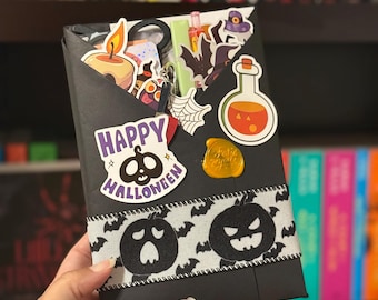 Halloween Themed Blind Date with a Book and Handpicked Personalized Bookish Goodies