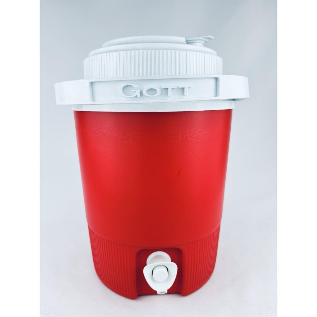 Vintage One-gallon #1504 Gott Insulated Thermal Water Ice Camping ...