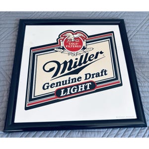 Miller Genuine Draft Mirror - Etsy