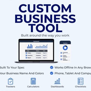 Custom CRM Build for Small Business, Client Pipeline Dashboard, Sales Tracker, Contact Manager, Offline Tool