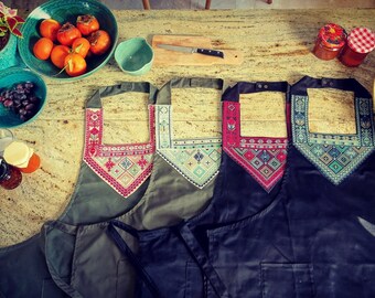 Embroidered apron