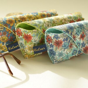 Liberty Fabric Glasses Case: Tigerhead Eyeglass & Sunglasses Holder