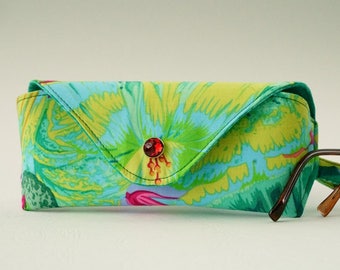 Glasses case/ Eyeglasses case/ sunglasses case/ reading glasses case/Moon flower/Philip Jacobs