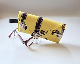 Handmade Eyeglass Case - Charley Harper - Suitable for Sunglasses and Reading Glasses