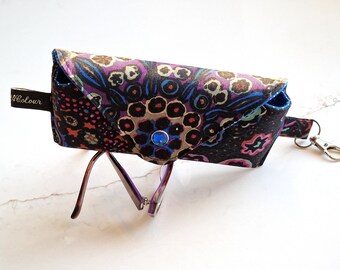 NEW Glasses case/ Eyeglasses case/ sunglasses case/ reading glasses case/Kaffe Fassett collective/Millefiore