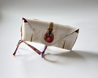 Handmade Eyeglass Case - Charley Harper - Suitable for Sunglasses and Reading Glasses