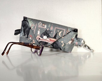 NEW Glasses case/Cat Eyeglasses case/Cat sunglasses case/Cat reading glasses case/domestic cats/for cat lovers