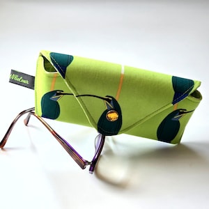 Handmade Eyeglass Case - Charley Harper - Suitable for Sunglasses and Reading Glasses