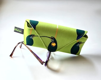 Handmade Eyeglass Case - Charley Harper - Suitable for Sunglasses and Reading Glasses