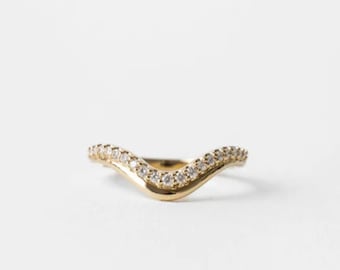 Moissanite Crossover Cluster Wedding Ring,14K Solid Gold Criss Cross Statement Ring, Pave Diamond X Ring,Minimalist Stacking Ring Women