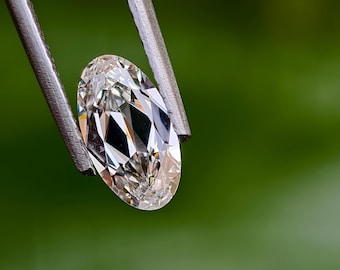 Modified Oval Cut Lab Grown Diamond | 0.92CT VS1/F Lab Diamond For Custom Engagement/Wedding/Anniversary Ring For Her. Diamond For Necklace.