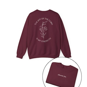Joy of the Lord is my Strength Crewneck Sweatshirt