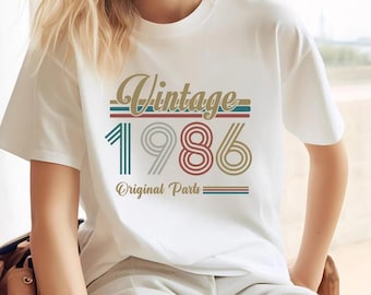 1986 Vintage Birthday Shirt ,Vintage 1986, 1986 Shirt, 39th Birthday Shirt, 39th Birthday Best Friend, 39th Birthday Woman, Limited 1986 Tee