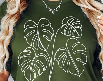 Monstera Shirt, Plant Lady Shirt, Plant Mama Crewneck, Plant Mama Gift, Plant Mom Shirt, Plant Shirt, Plant Lover Shirt, Plant Lady T-shirt