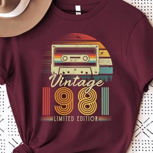 Vintage 1981 Shirt, 44th Birthday Gift For Men, 44th Birthday Best Friend, 44th Bday, Seventies Shirt, Turning 44 Birthday Gift,Born in 1981