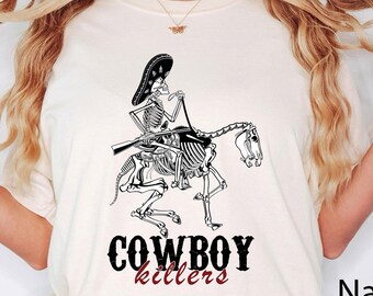 Cowboy Killer Graphic Tee, Cowboy Killer Shirt, Cowboy Killer T-shirt, Cowgirl Shirt, Retro Shirt, Country Shirt, Cowboy Shirt, Rodeo Shirt