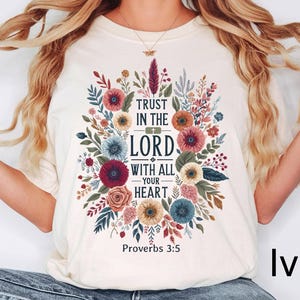 Comfort Colors® Trust In The Lord Shirt, Religious Shirt, Faith Shirt, Christian Gift,Gift For Christian,Sunday Church Shirt,Made to Worship