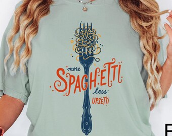 Comfort Colors® Spaghetti Shirt, Funny Food Shirt, Foodie Shirt, Food Humor, Funny Saying Shirt, Silly T-Shirt, Retro Graphic Tee, Spaghetti