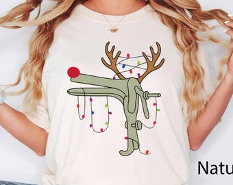 Reindeer Speculum Nurse Shirt, Funny Christmas Nurse Shirt, Gift For Nurse, Funny OBGYN Nurse Sweater, Nursing Xmas Shirt, Nurse Life Shirt