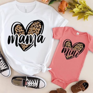 Mama Mini Matching Shirt, Mama Valentines Shirt, Mini Valentines Shirt, Rainbow Mini Shirt, Rainbow Mama Shirt, Mama&#39;s Girl Valentines Shirt