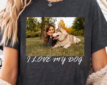 Custom Photo Shirt, Custom Shirt, Custom Picture T-Shirt, Birthday Photo Shirt, Holiday Gift, Family Picture Tee, Custom Photo Gift Shirt