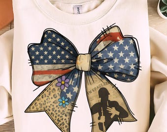 Coquette American bow Png, 4th of July png, American bow Flag png, Honor the brave png, Memorial Coquette Bow Png, America Png, Freedom png.