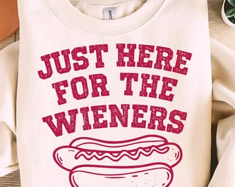 Just Here For The Wieners 4th of July SVG PNG, Hot Dog 4th Of July Png, Retro America Hot dog Svg, Patriotic Hot dog Png, Hot Dog Lover Gift