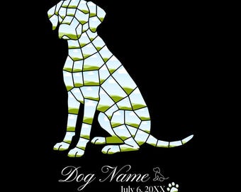 Plantilla de lienzo para collage de fotos conmemorativo de Vizsla, regalo para la pérdida de un perro, homenaje a la mascota, impresión funeraria, póster conmemorativo de cachorro (DIY)