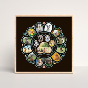 Canva Frame Pet Photo Collage Template