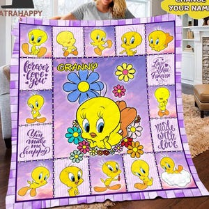 Tweety Bird Blanket Vintage Quilt - Etsy