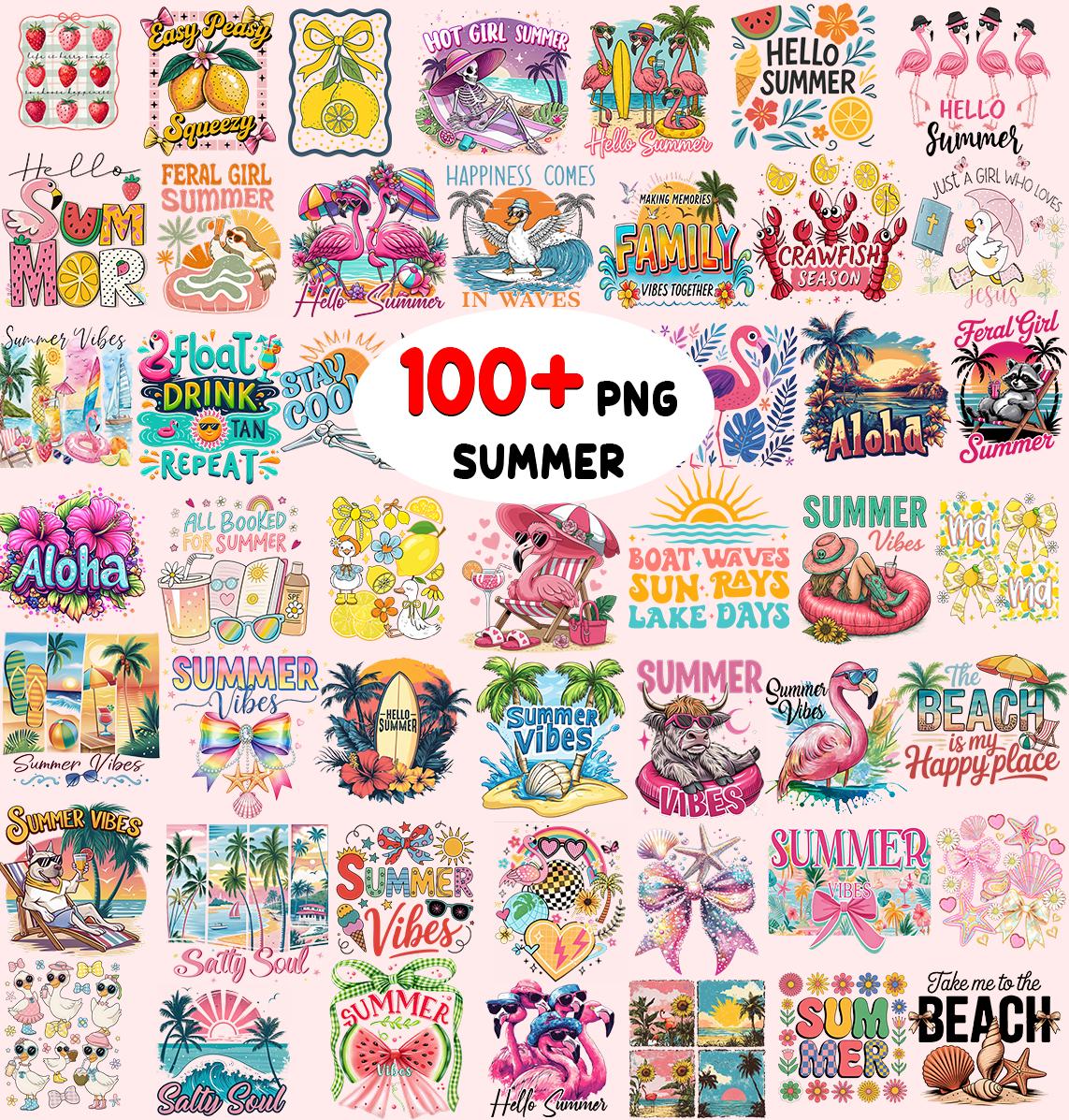 100+ Summer Bundle Png, Summer Png, Summer Vibes Bundle, Mega Bundle, Summer Bundle Png, Trendy Summer Png, Beach Png, Summer Coquette Png