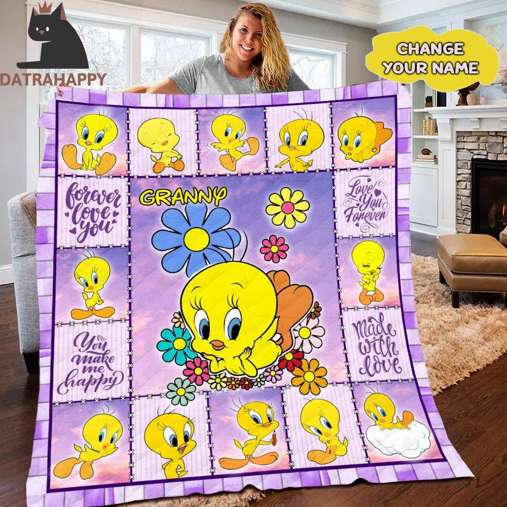 ヴィンテージ トゥイーティー ブランケット Amazon.com: Looney Tunes Blanket, 50