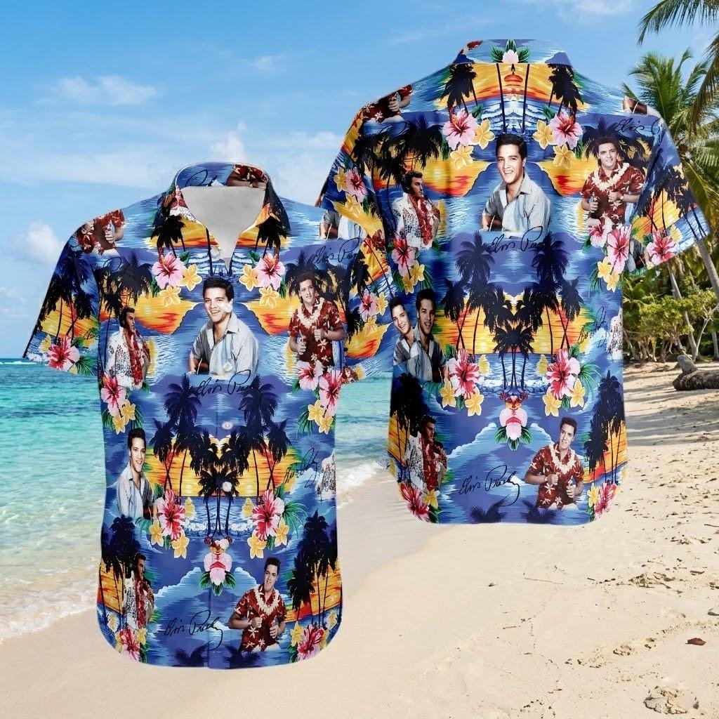 Elvis hawaiian shirt - Etsy 日本