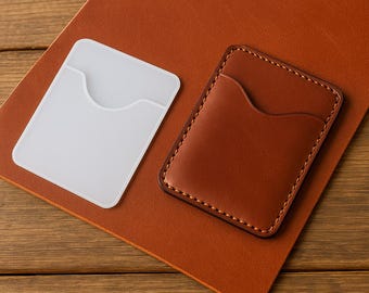 Double Leather Card Holder Template .STL Pattern – Printable Leather Craft Pattern