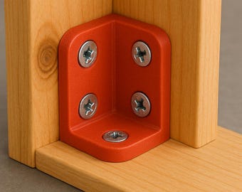 Pack of 5 STL Files – Multi-Size Corner Brackets (10 mm to 50 mm) – 3D Printing – Corner Reinforcements – Instant Download