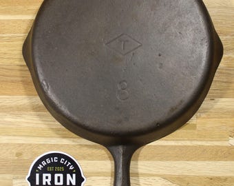 T. Eaton Co. No. 8 Cast Iron Skillet