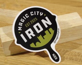 Magic City Iron Logo Vinyl Sticker
