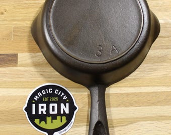 Birmingham Stove and Range No. 3A Red Mountain Series Cast Iron Skillet
