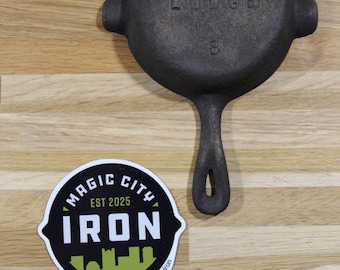 Lodge Advertising Skillet/Ashtray Mold Number 8