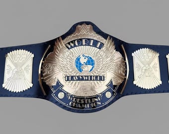 Winged Eagle World Heavyweight Championship Replica Title Belt | 2MM/4MM Zinc Plates | Adult Size