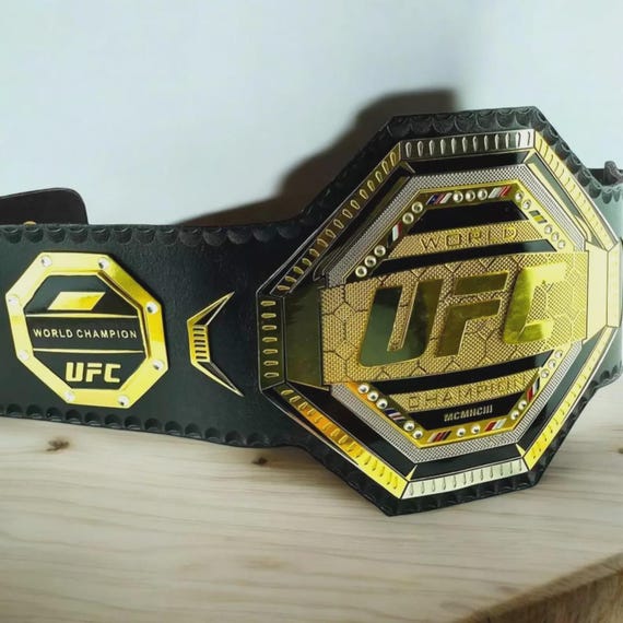 UFC Legacy Replica Championship Belt – Adult Size MMA Title | 2MM/4MM Plates | Ultimate Fighting Fan Gift