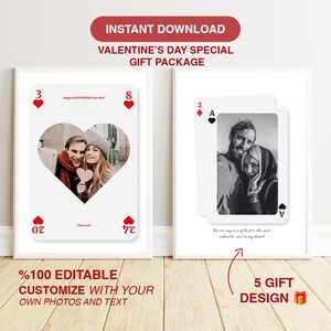Custom Polaroid Prints Personalized Gift Custom Playing Cards Photo Print DIGITAL Wall Art Unique Couples Gift Romantic Gift