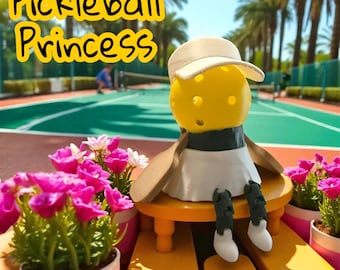 Pickleball Princess Desktop Buddy Figure