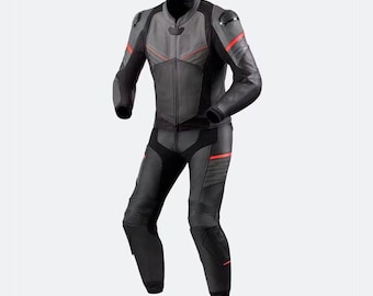 Custom Motorcycle Racing Suit | Personalized Leather Race Suit | Add Name & Logo | Handmade Biker Gear | CE Armored Moto Suit | Riding Suit
