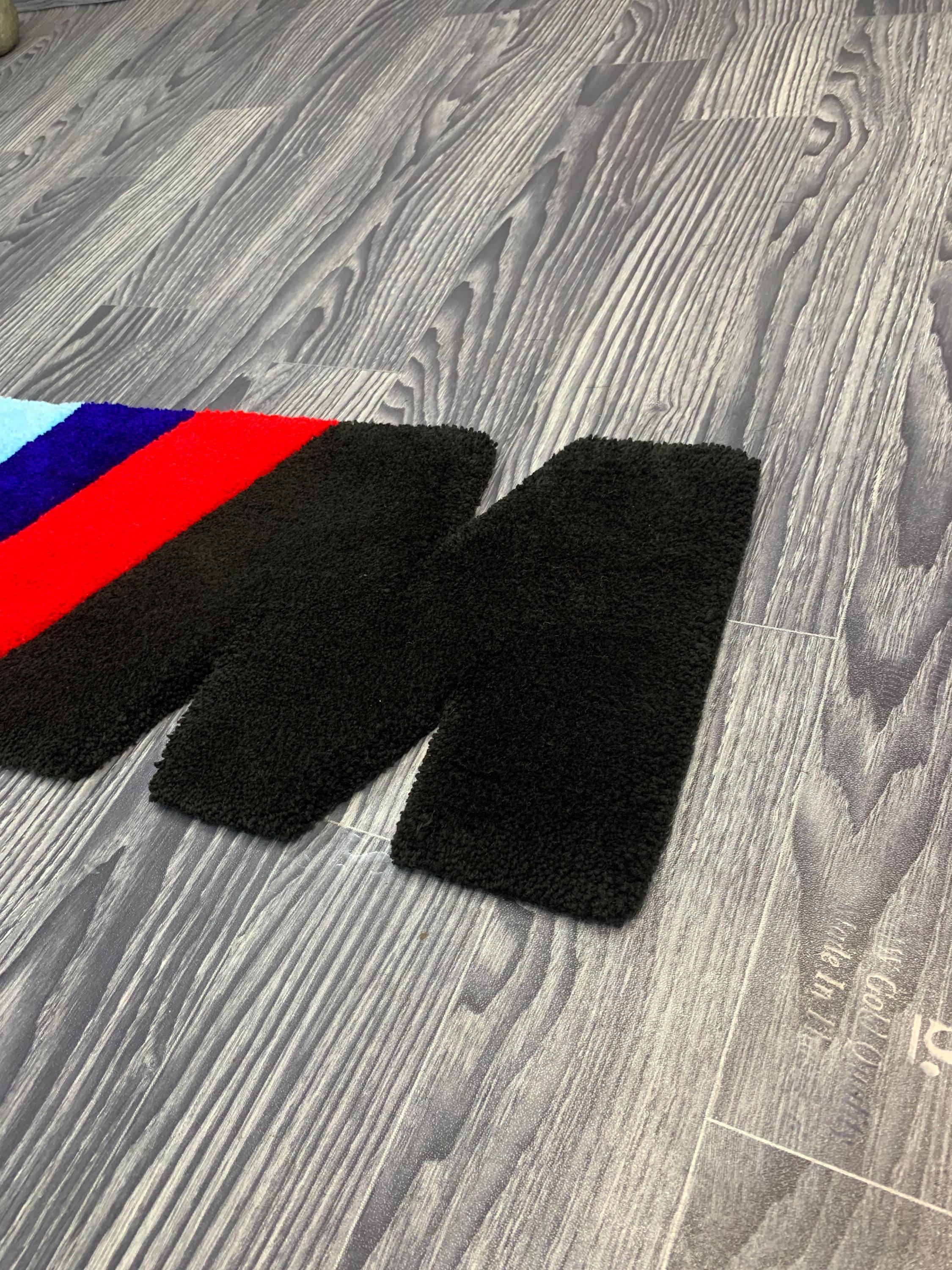 Tufting Rug Bmw BMW M Logo Tufted Rug | Handmade Rug | BMW M Carpet | Rugs for Living ...