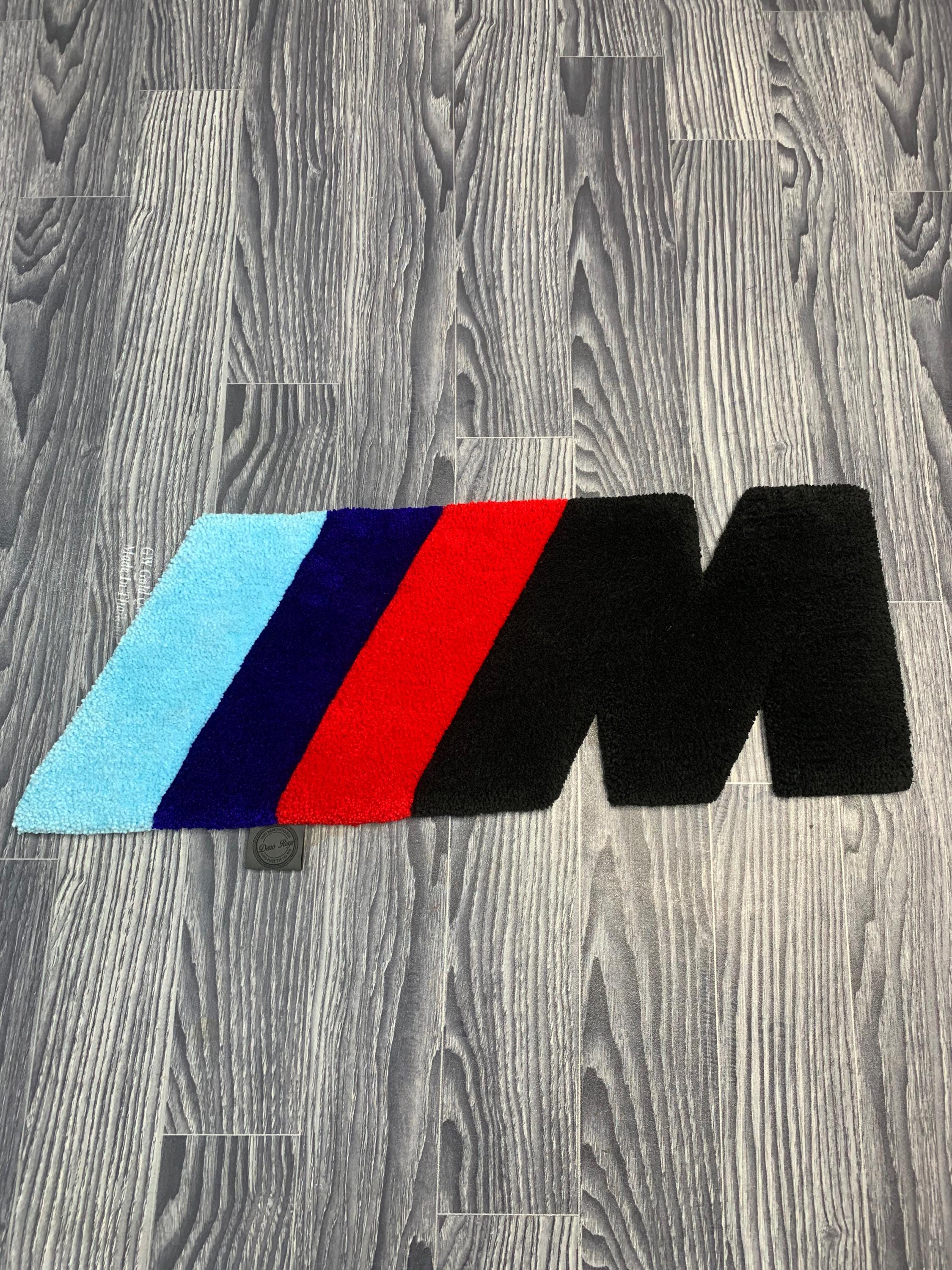 BMW M Logo Tufted Rug | Handmade Rug | BMW M Carpet | Rugs for Living ...