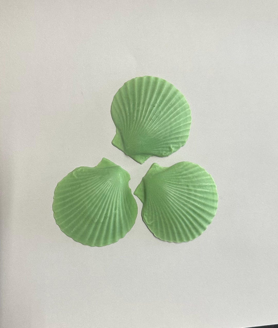 Handmade Green Sea Shell Soap: Shea Butter, Fruity Scent (set of 3) - Etsy
