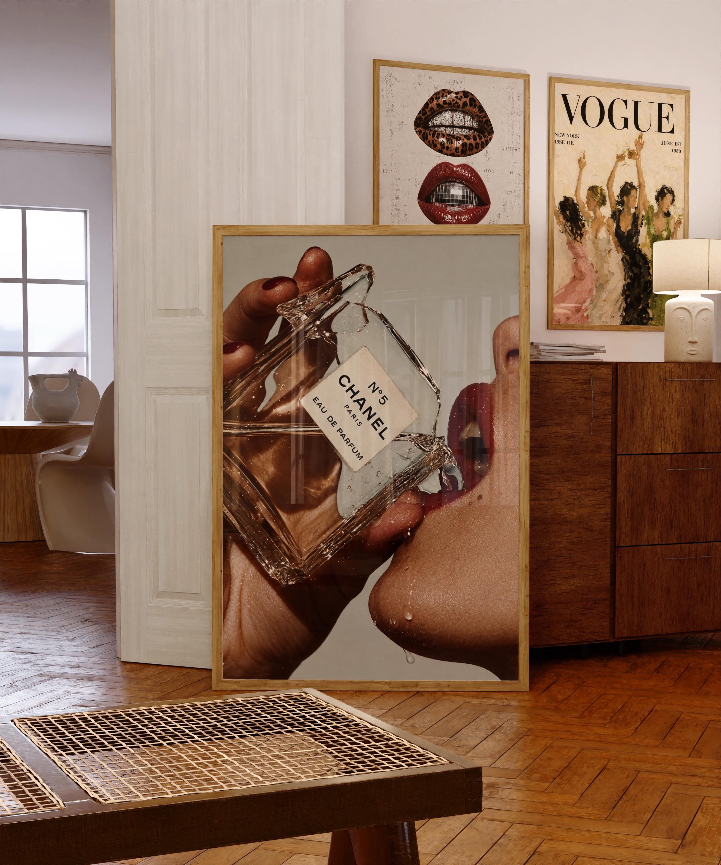 Chanel No 5 Wall Art - Etsy